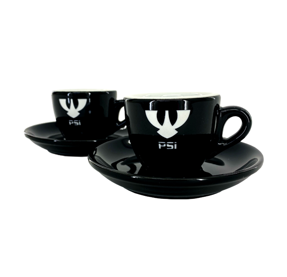 Dárková sada CREMA 2x hrnek s podšálkem na kávu espresso