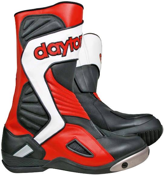 Stiefel DAYTONA EVO VOLTEX Rot-Schwarz-Weiß