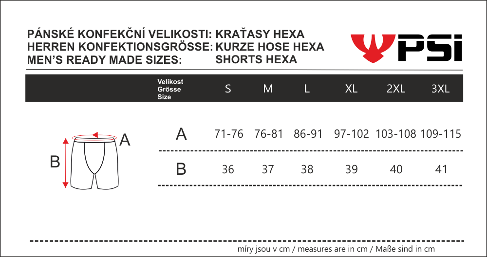 funkční kraťasy HEXA_velikostní tabulka.png - PSí Hubík 