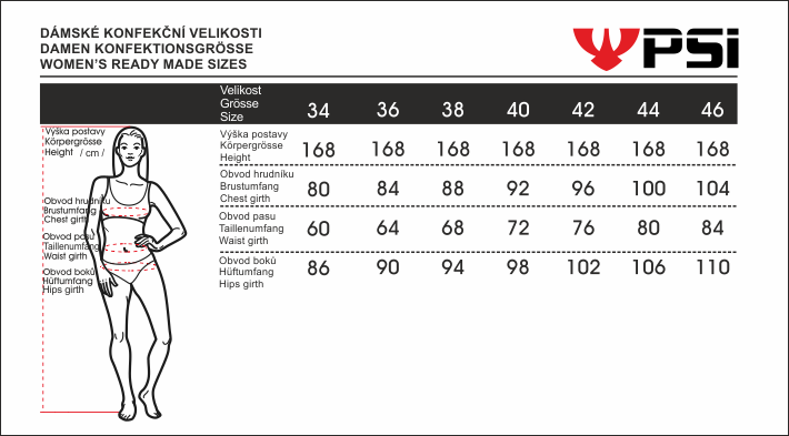 Velikostní tabulka_PSí_dámská_2020.png - PSí Hubík 